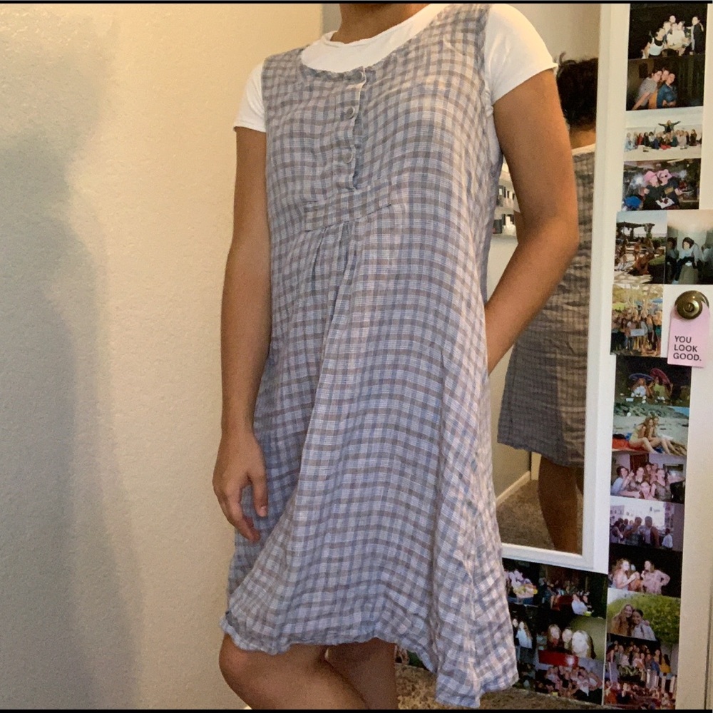 vintage plaid dress